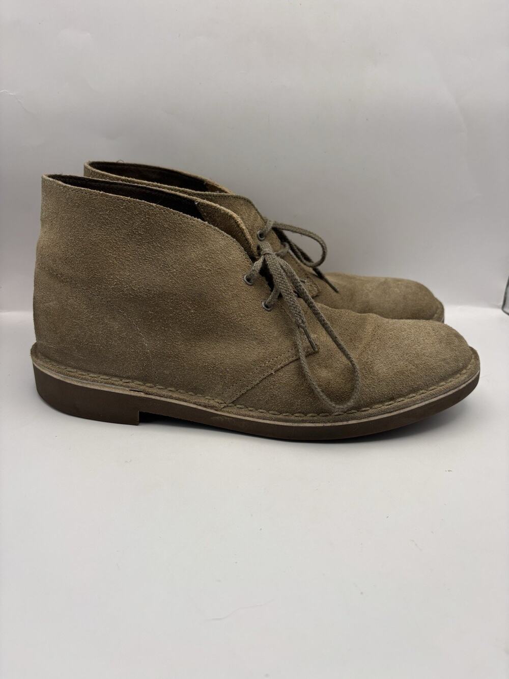 Clarks Suede Chukka Brown Boots Men Size 9